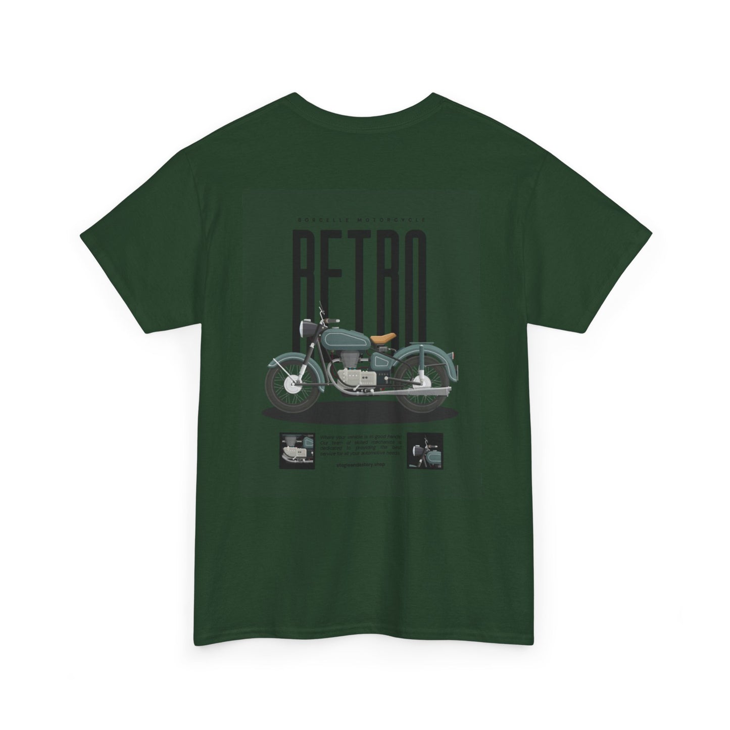 Retro Unisex Cotton Tee, Vintage Aesthetic T-Shirt, Motorcycle Art Tee, Retro Design Shirt, Gift for Bikers & Enthusiasts